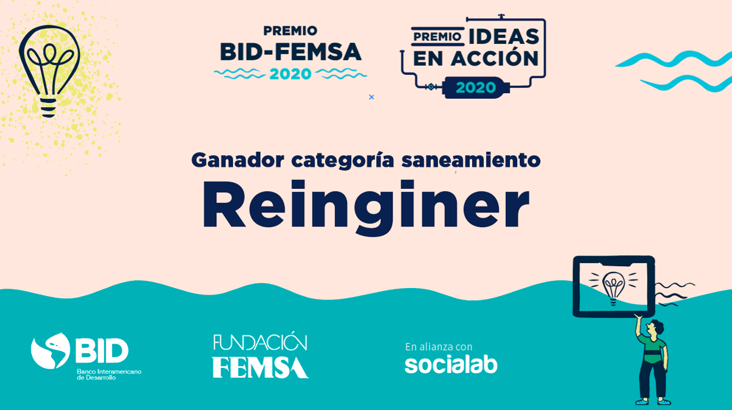 Reiniger gana Premio BID-FEMSA.