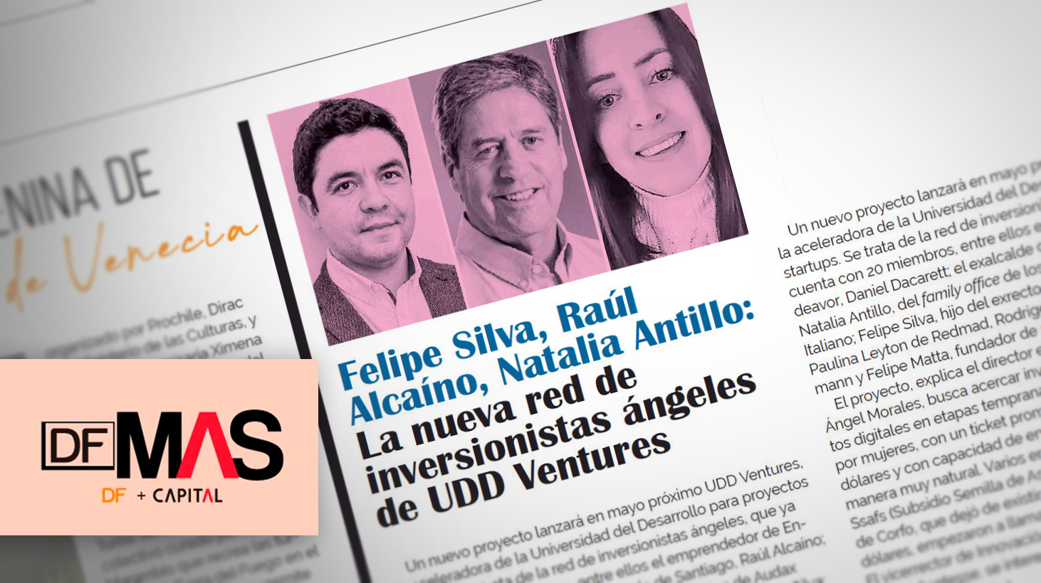 Felipe Silva, Raúl Alcaíno, Natalia Antillo: La nueva red de inversionistas ángeles de UDD Ventures.