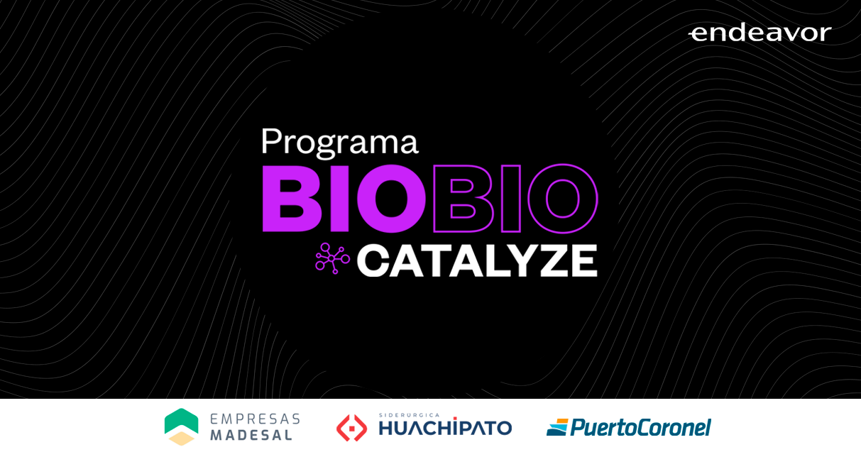 Catalize Biobío busca encontrar 5 emprendimientos con mayor potencial de la región, los cuales serán potenciados por Endeavor