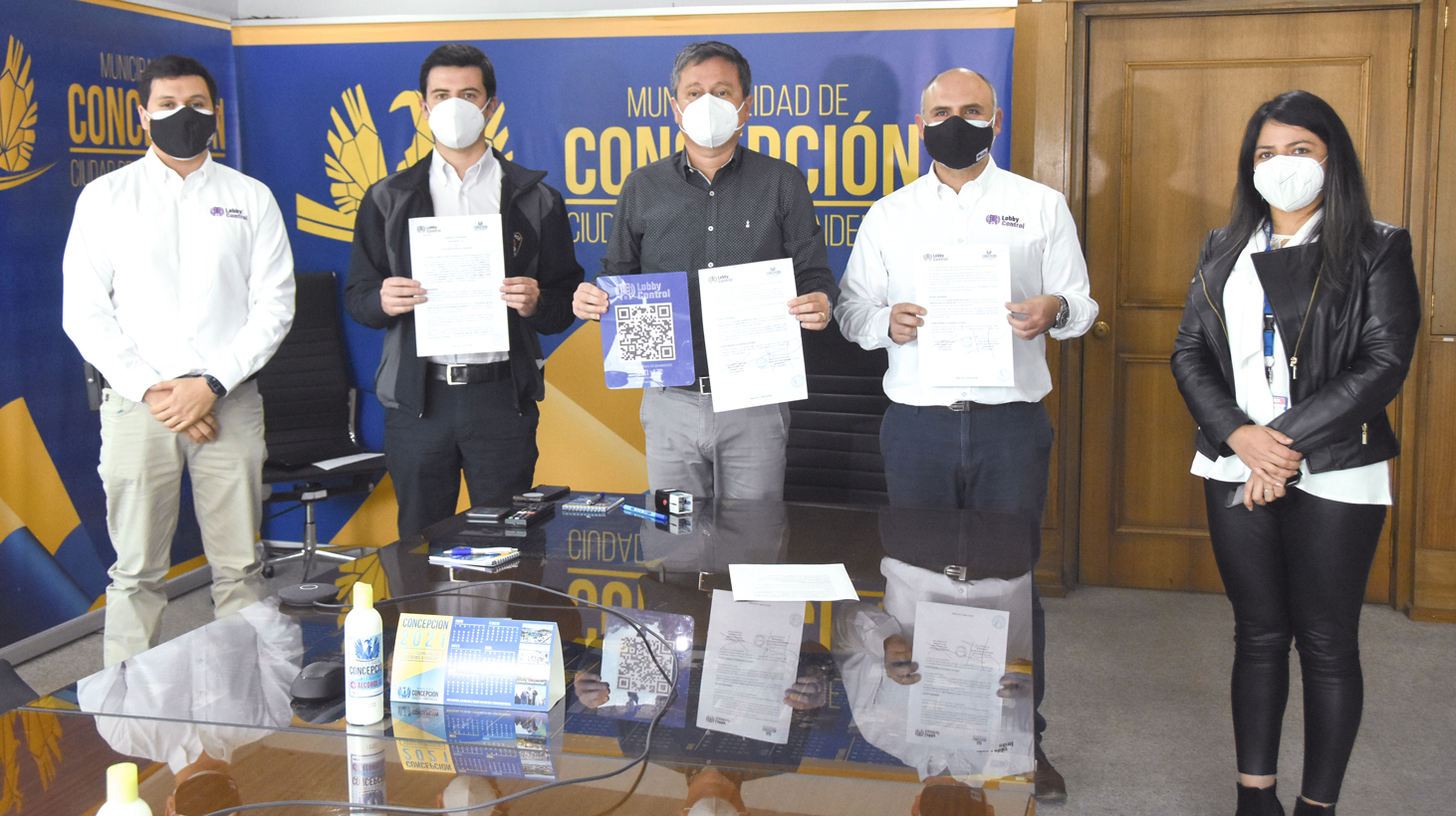 LobbyControl suscribe convenio con el edificio Consistorial penquista.